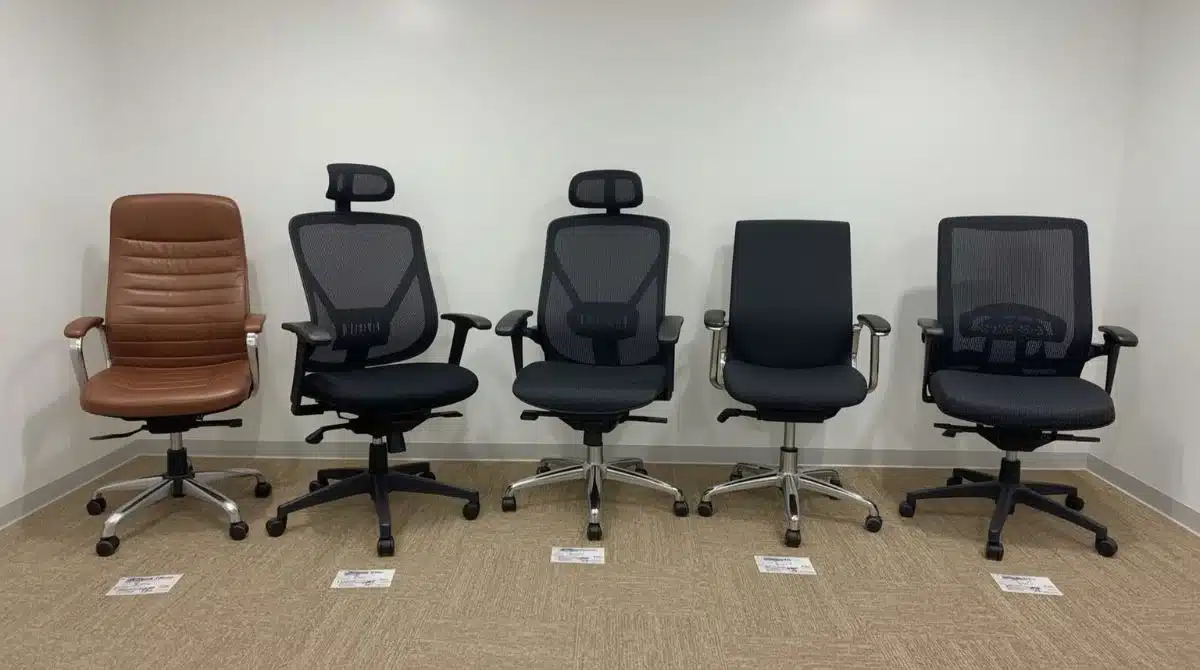 Top 5 office chair types with prices in Pakistan